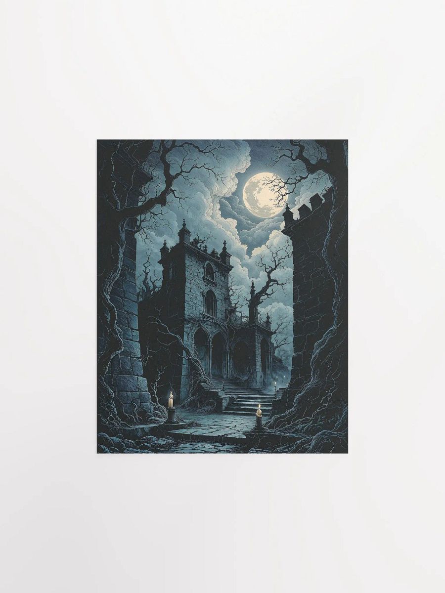 Moonlit Gothic Ruin Poster product image (4)