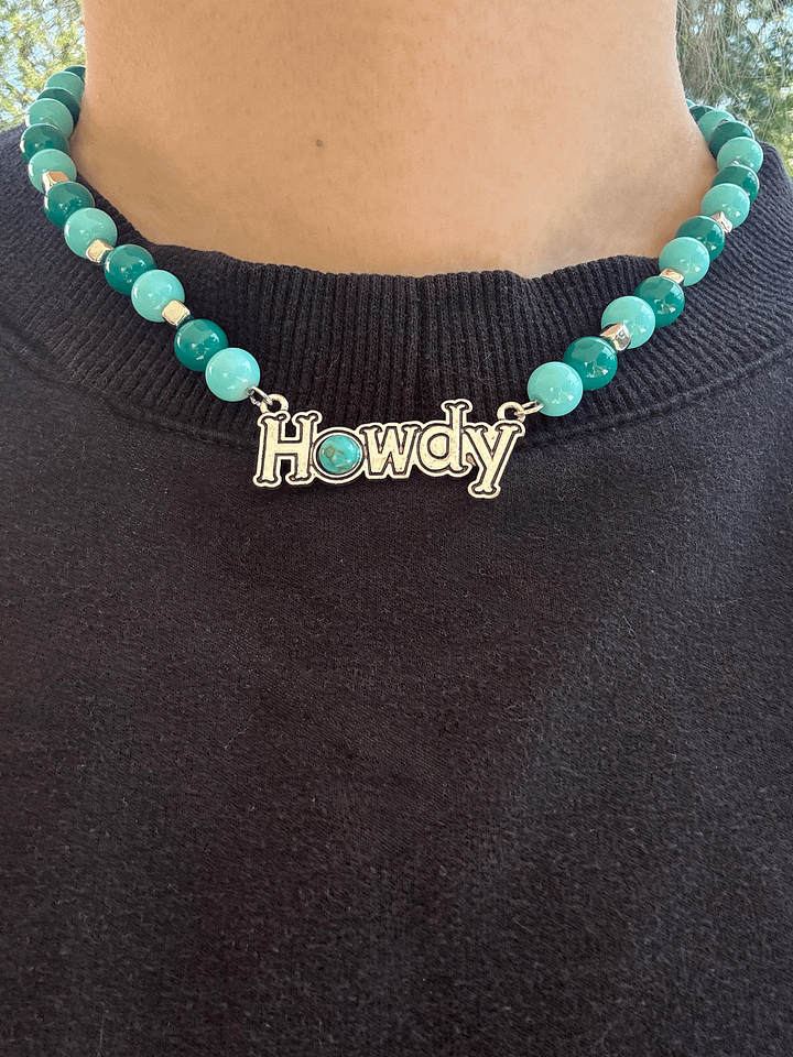 Turquoise HOWDY Necklace product image (2)