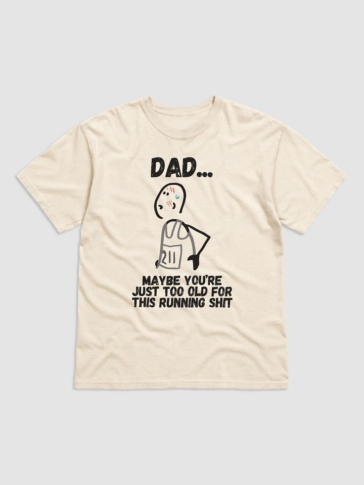 Dad Squiggle Line Art Cotton Tee product image (3)