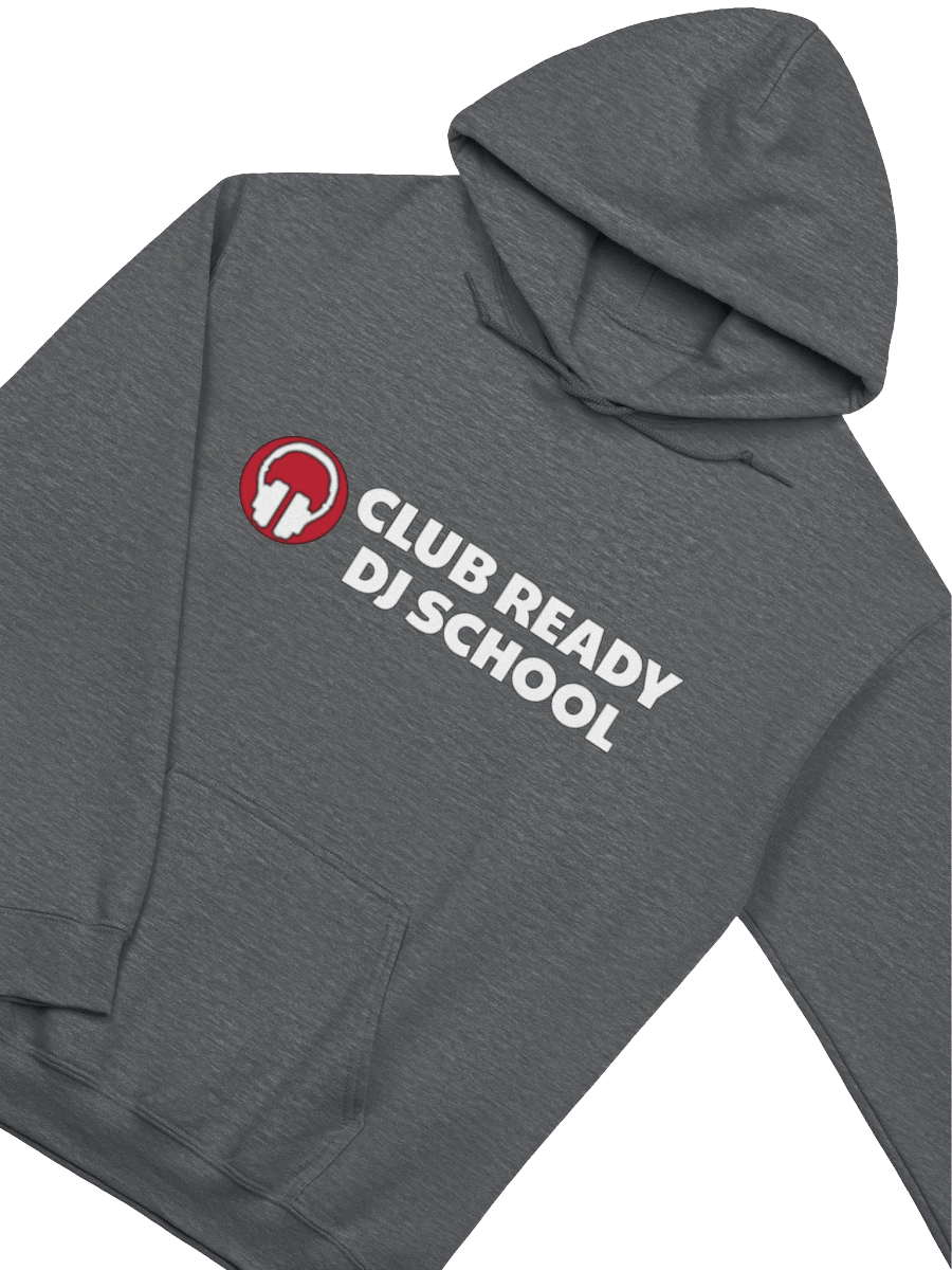 Front | Back | Arm Print Club Ready DJ School Gildan® Classic Hoodie product image (4)
