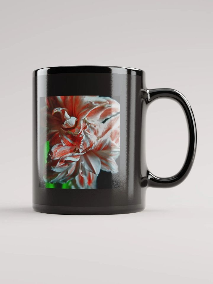 Amaryllis Portrait Black Coffee Mug product image (2)