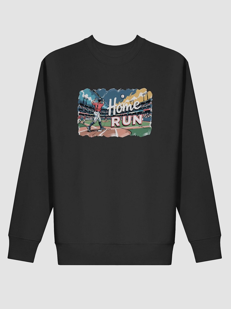 Dramatic Baseball Swing: Sunset Home Run Sweatshirt product image (2)