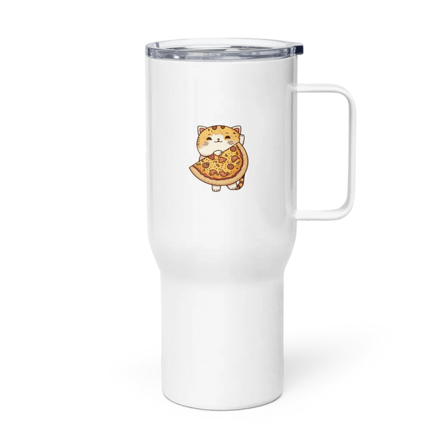Purr-fect Pizza Pals Travel Mug product image (3)