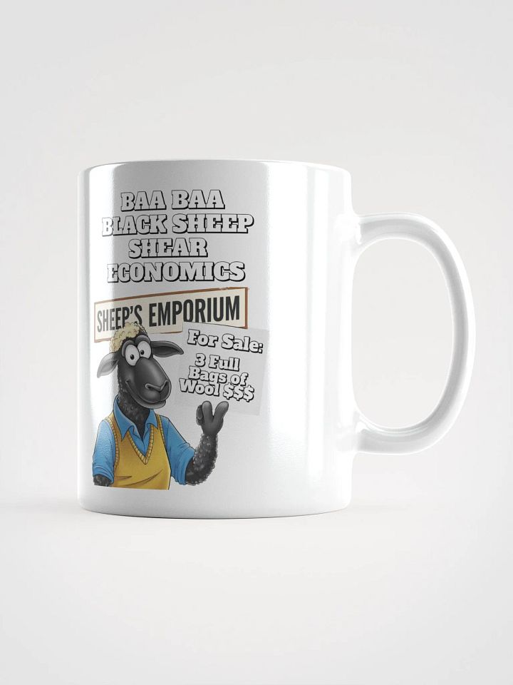 Baa Baa Black Sheep - The Entrepreneur - Funny White Coffee Mug product image (6)