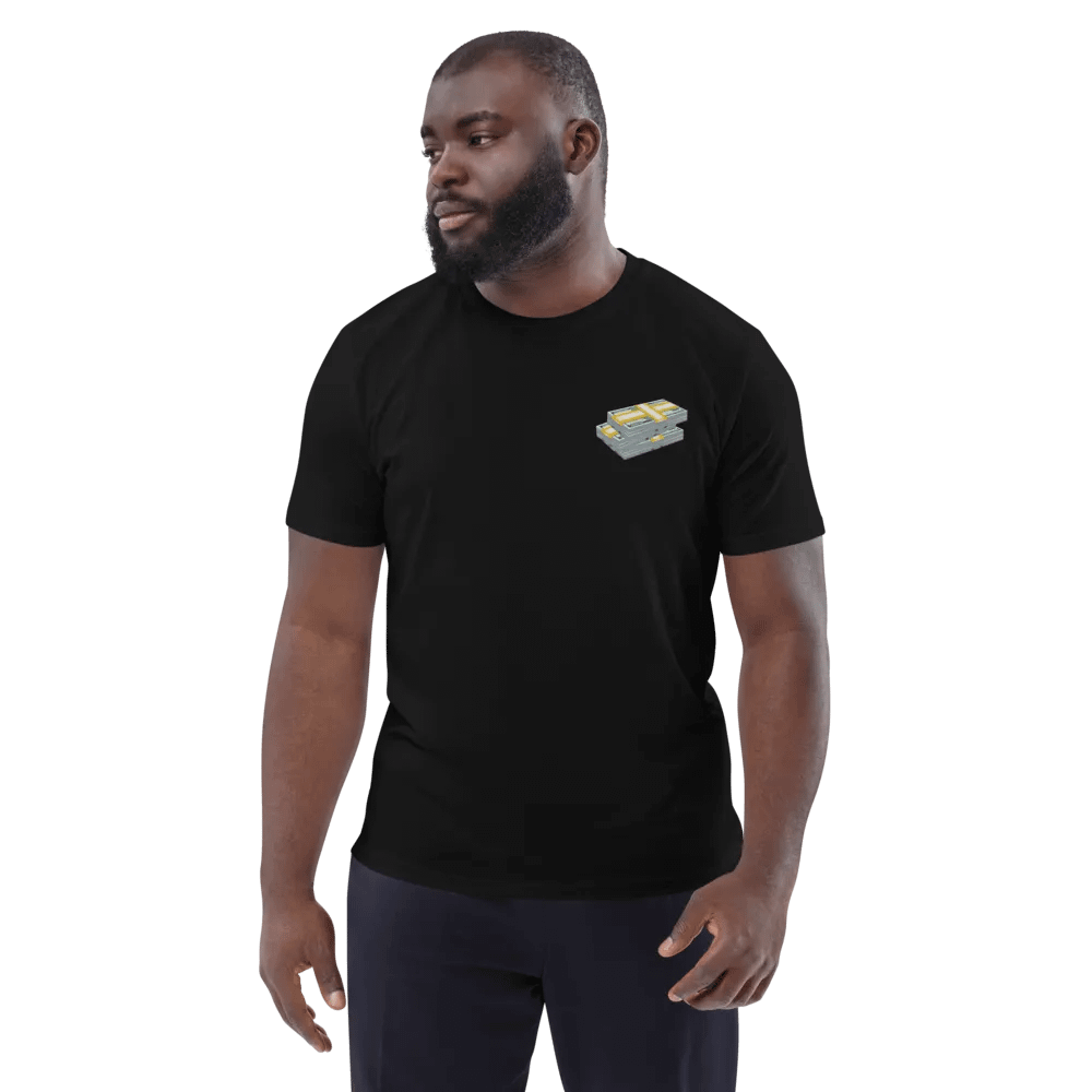 dollar stacks embroidered t-shirt - 100% cotton product image (4)