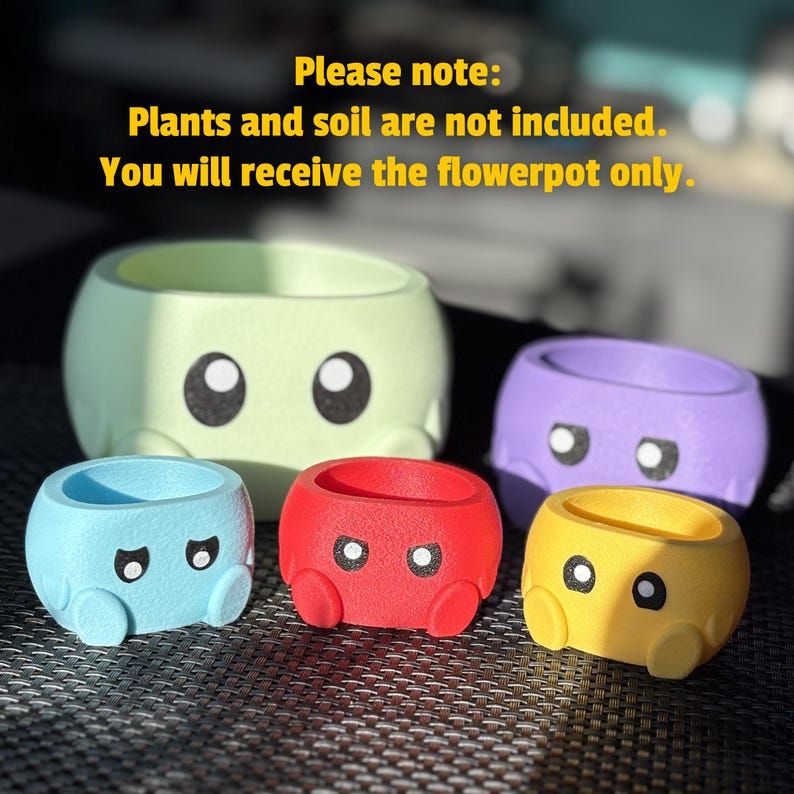 Cute Flower Pots with Expressions product image (8)