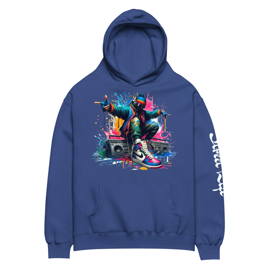 Urban Edge Street Life Hip Hop Oversized Hoodie product image (12)