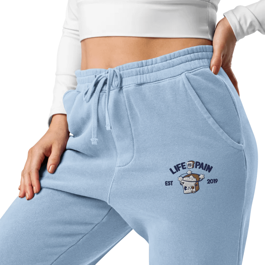 Life is Pain Embroidered Joggers product image (4)