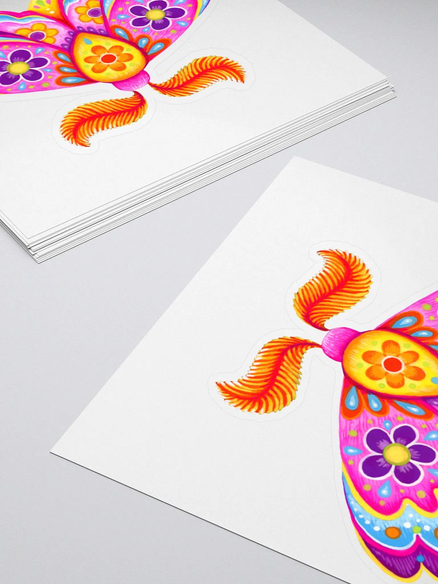 Colorful Moth Sticker product image (3)