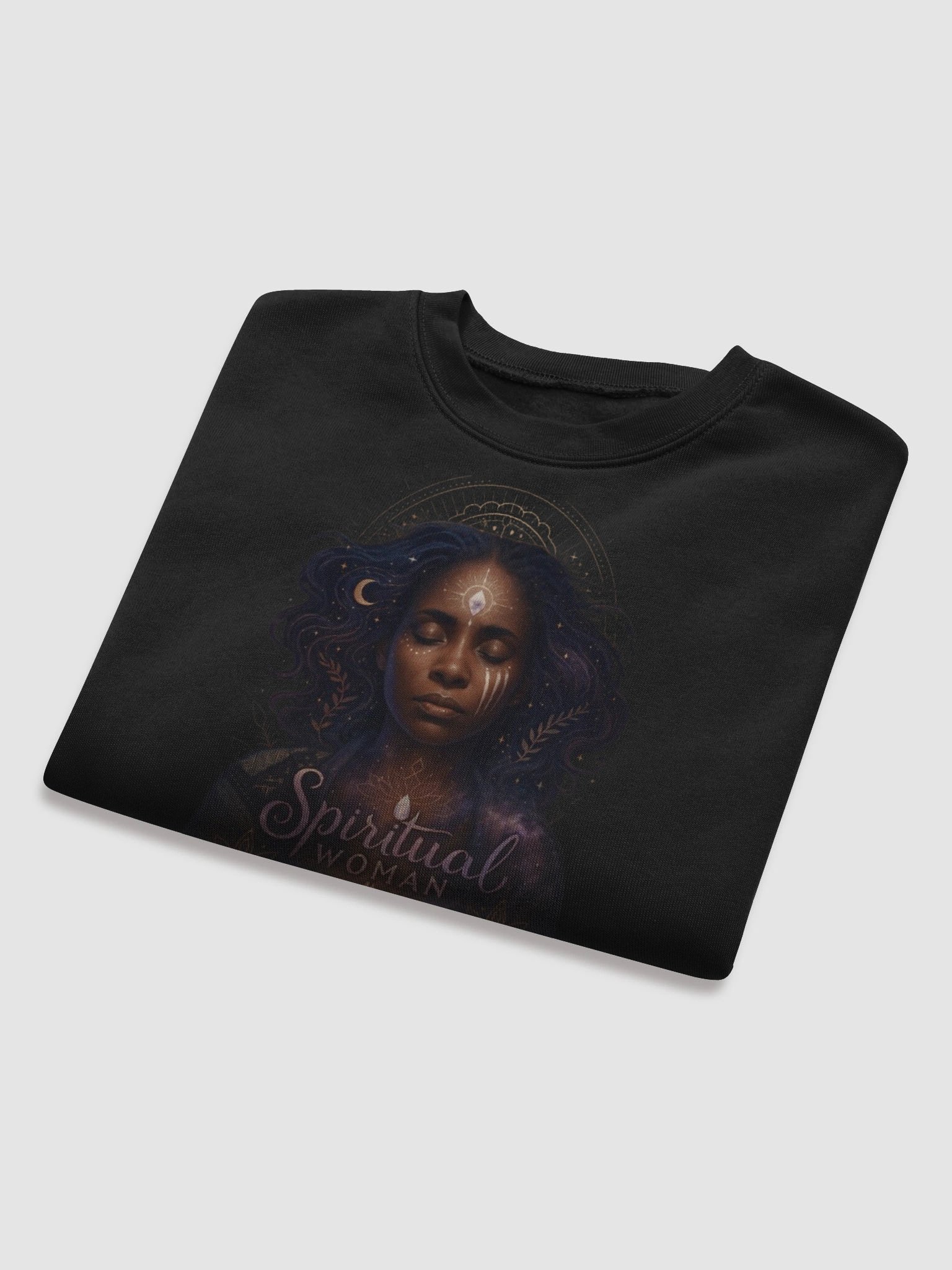 Spiritual Woman Fleece Crop Sweatshirt product image (8)