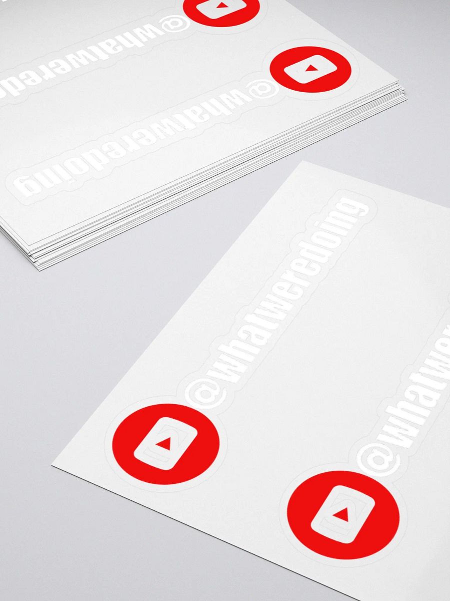 Spread the Word Stickers (White) product image (4)
