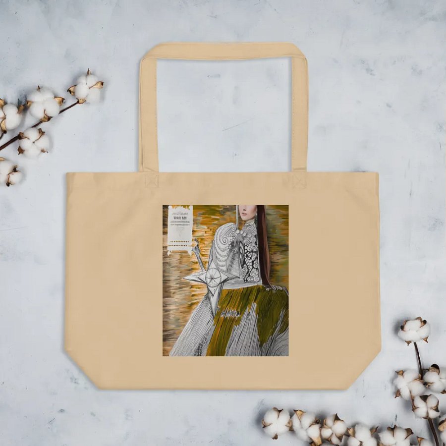 Lady gold tote bag product image (3)