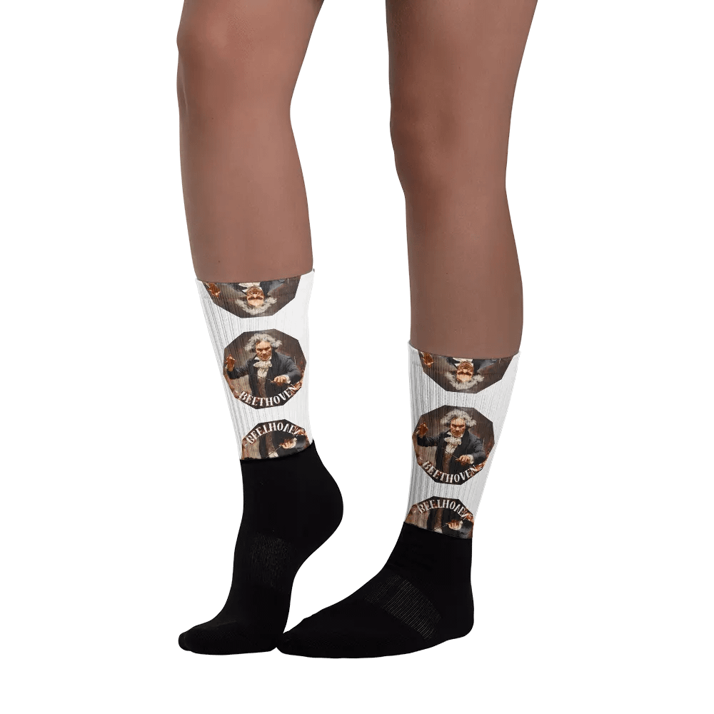 Ludwig van Beethoven - Oil Painting Portrait | Socks product image (3)