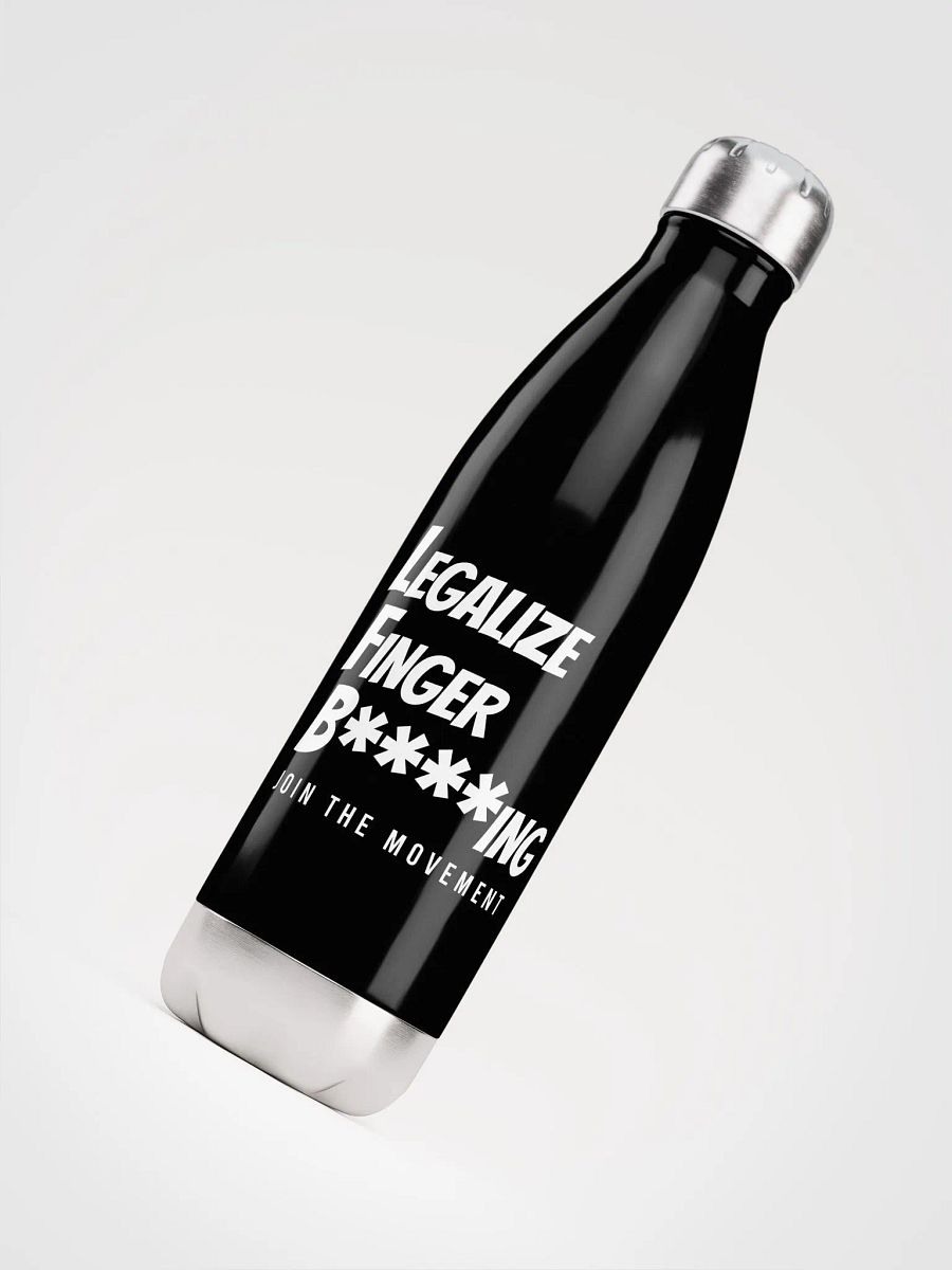 Legalize Finger B****ing Stainless Steel Water Bottle product image (4)