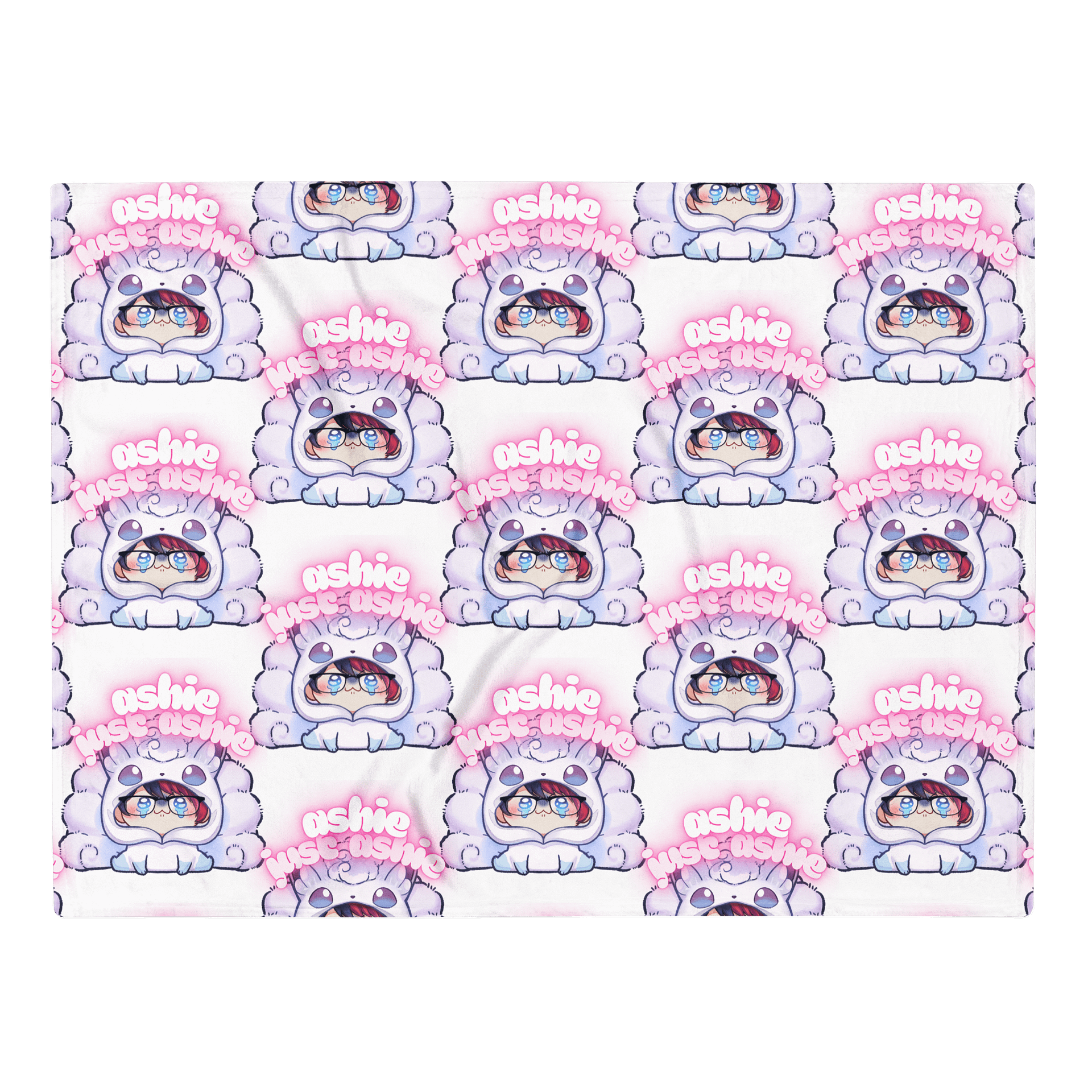 Ashie. Just Ashie. Printed Throw Blanket product image (2)