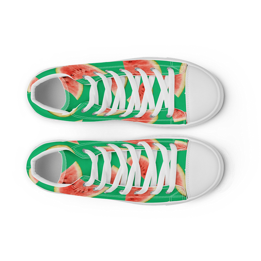 Watermelon Wonderland High Top Canvas Shoes product image (9)