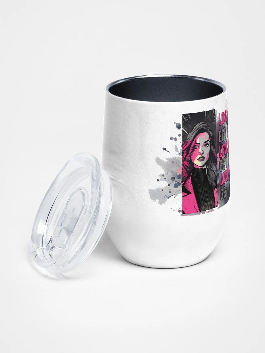 Love You, Get Fucked Wine Tumbler product image (2)