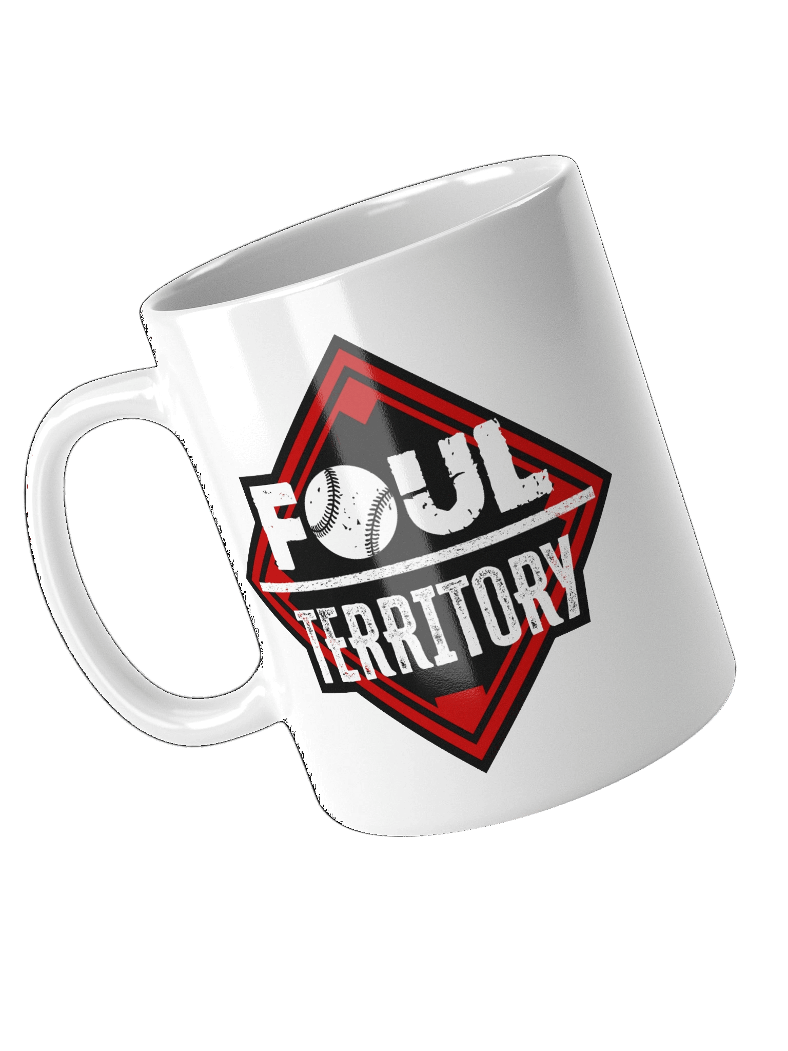 Foul Territory Glossy White Mug product image (3)