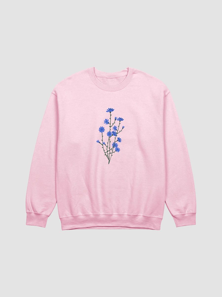 Blue Floral Bliss Crewneck Sweatshirt product image (13)