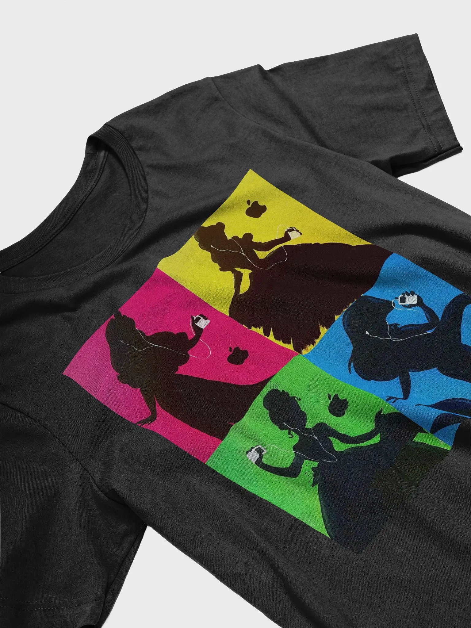 Music Loving Princess Silhouettes T-Shirt product image (3)
