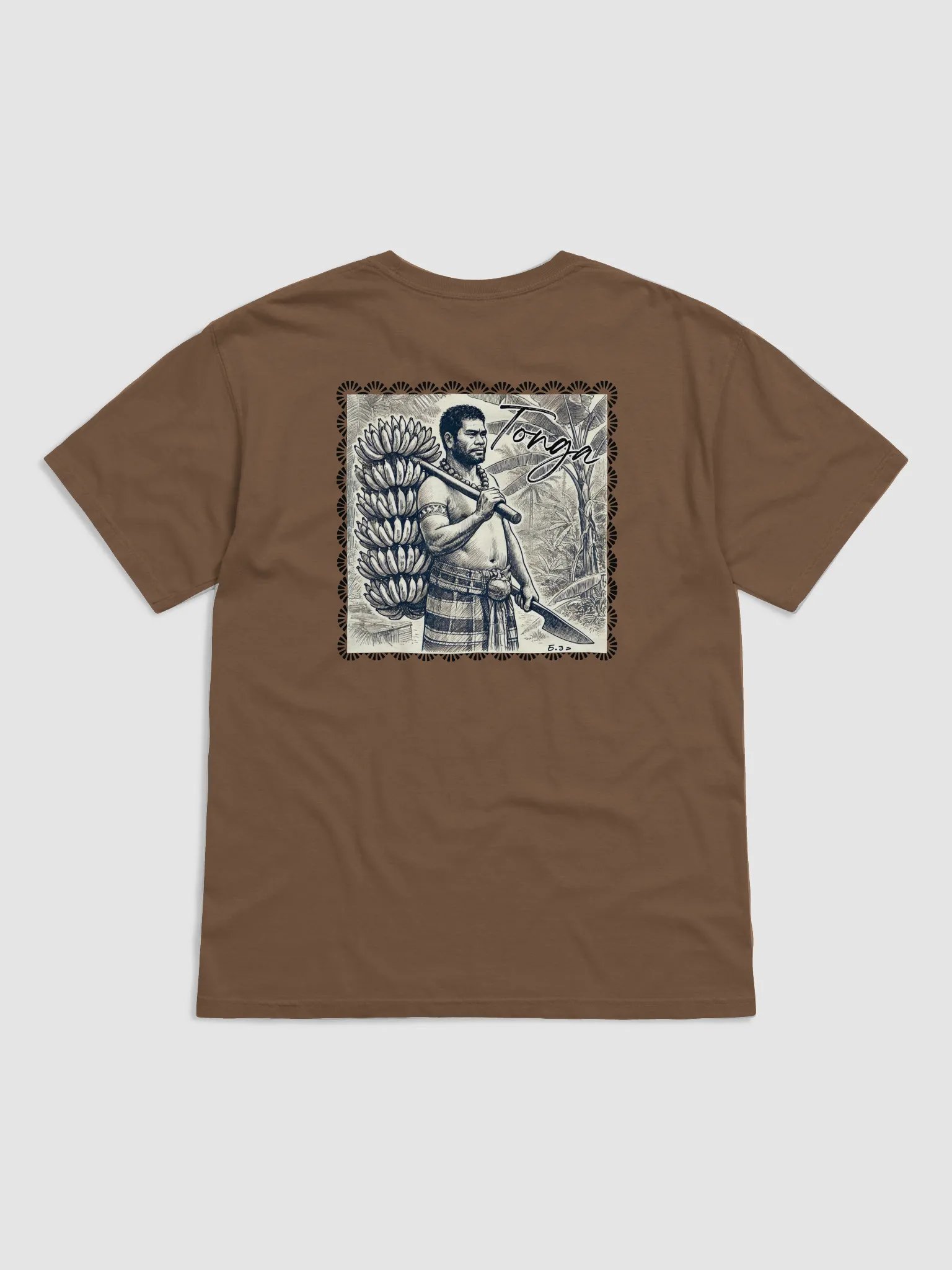 All Things Tonga Traditional Banana Tshirt product image (1)
