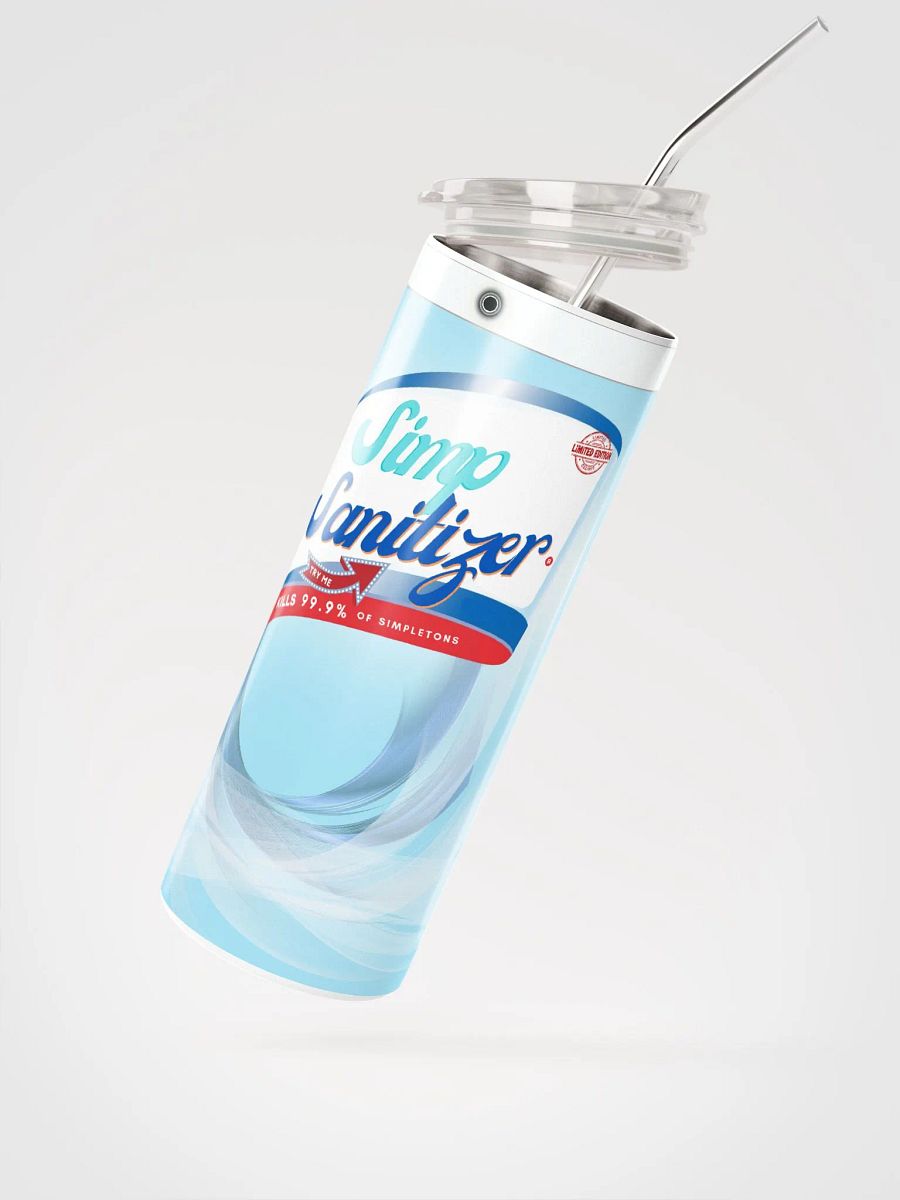 Simp Sanitizer Tumbler: Cool Blue Edition product image (2)