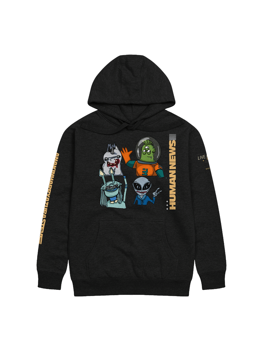 Human News Unisex Hoodie product image (1)