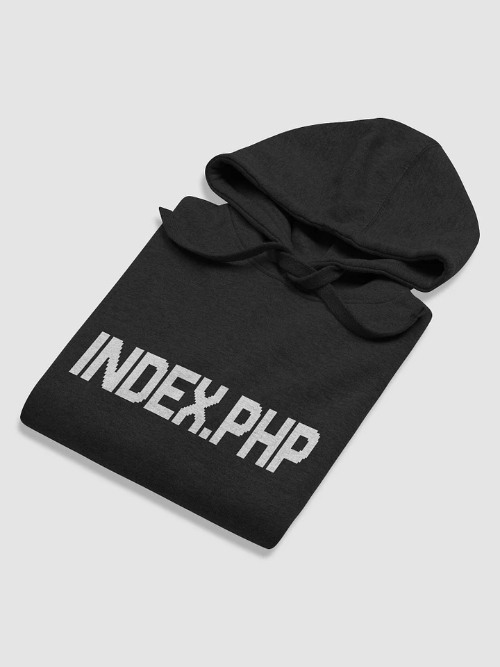 index.php hoodie - 65% soft cotton product image (1)