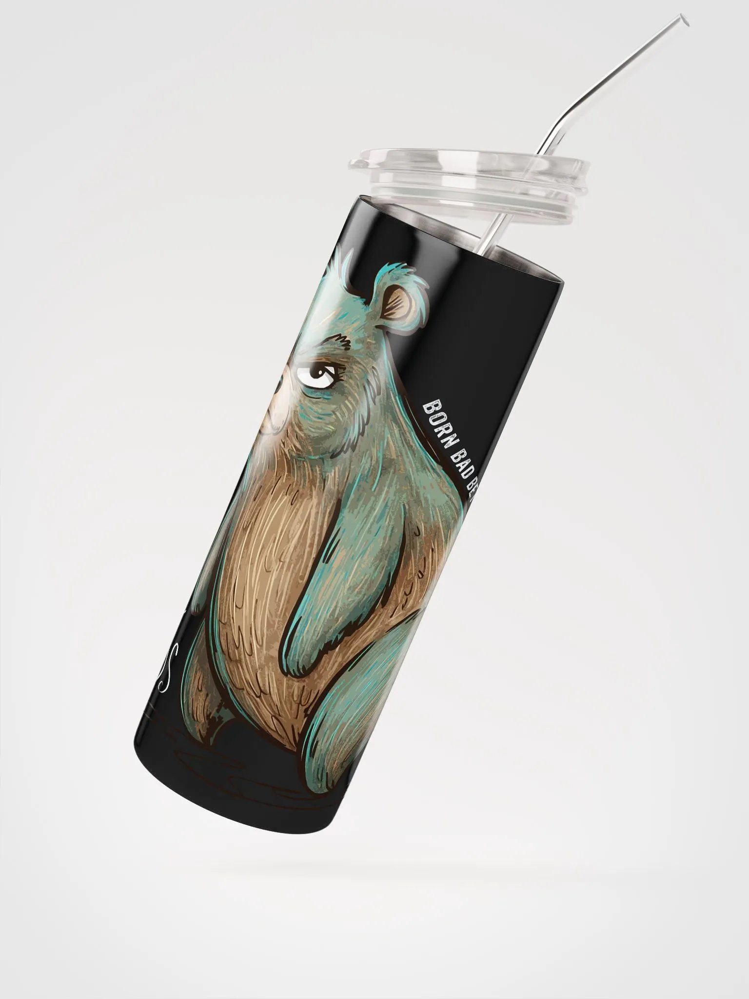 Grumpy Bear Stainless Steel Tumbler product image (3)