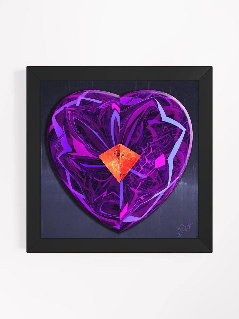 Purple Heart - Framed Matte Poster