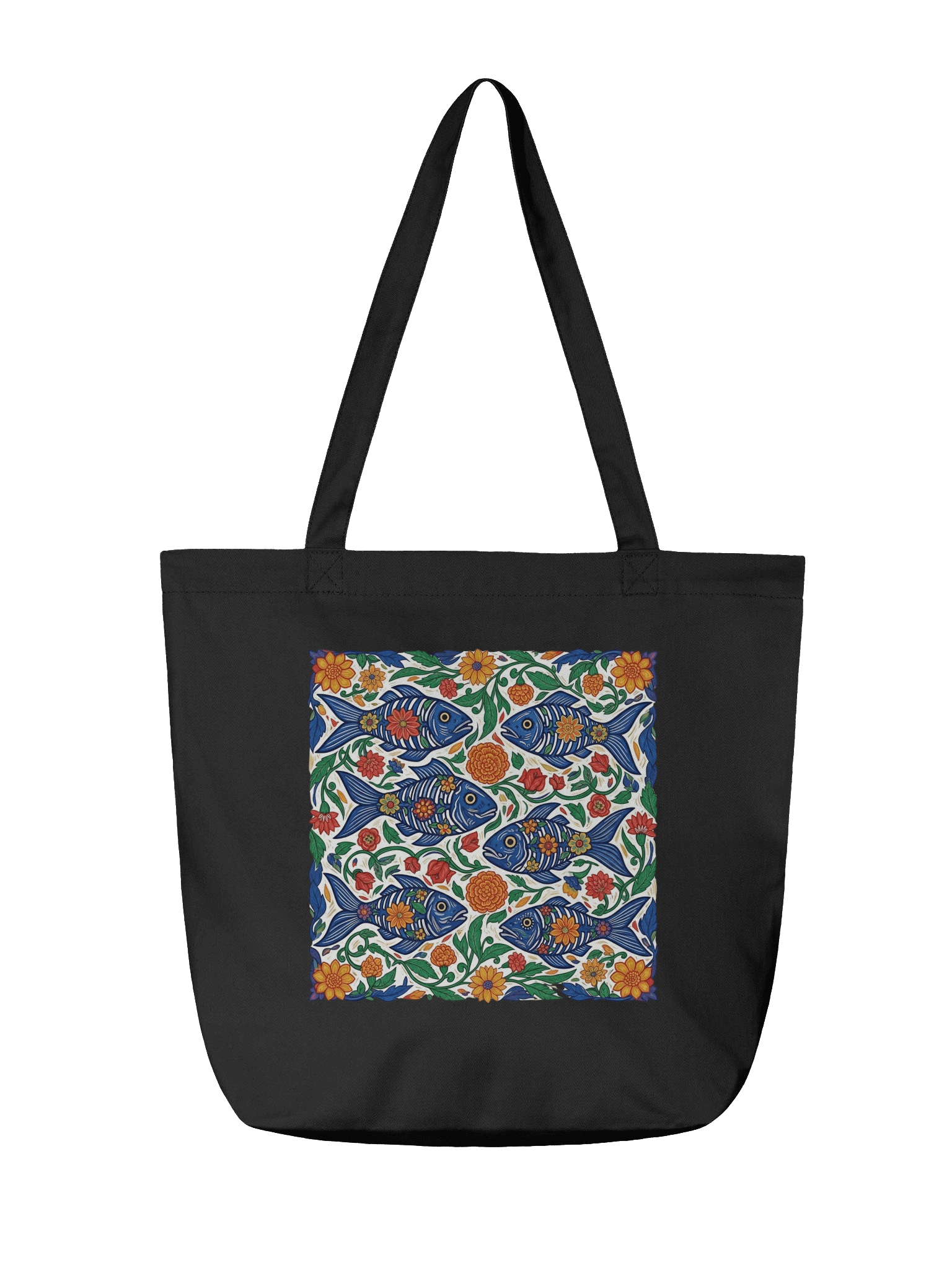 Ornamental Fish Mosaic Tote Bag product image (4)