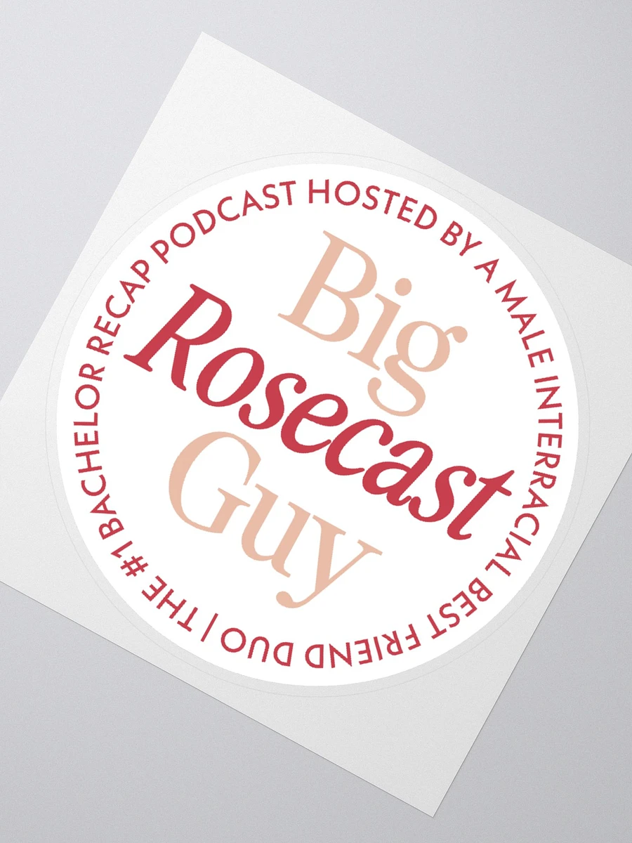 Big Rosecast Guy Sticker product image (2)