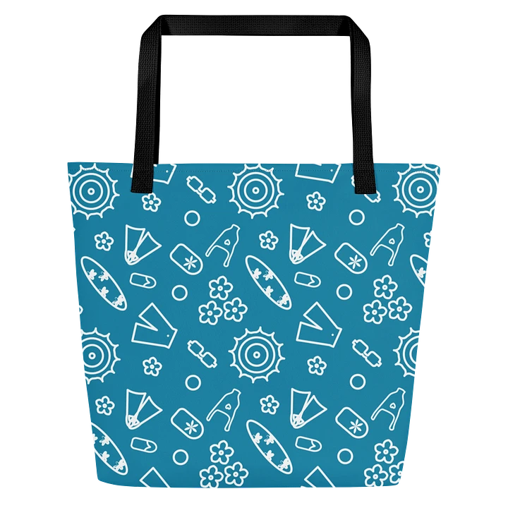 Beach Necessities Pattern All Over Print Tote product image (2)