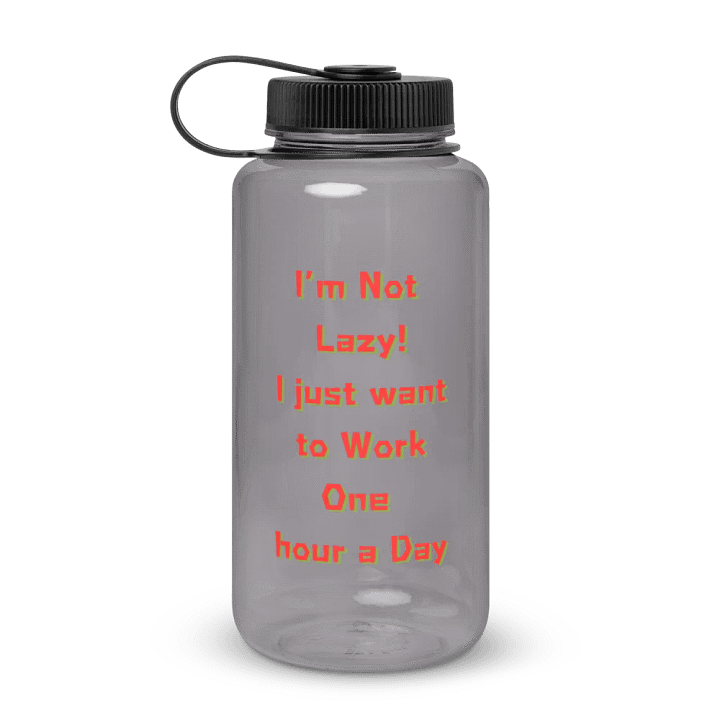 One Hour Workday Motivational Water Bottle product image (1)