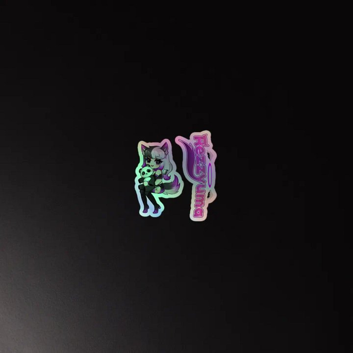 Chibi/Logo Rezzyuma Holo Stickers product image (2)