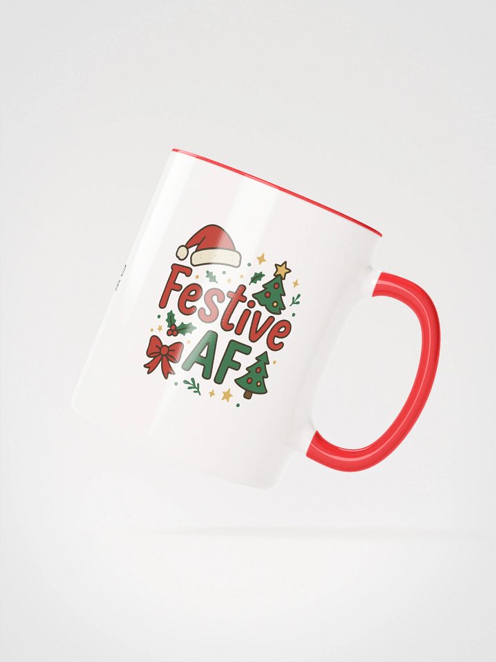 Festive AF Coffee Mug Multicolor Inside product image (2)