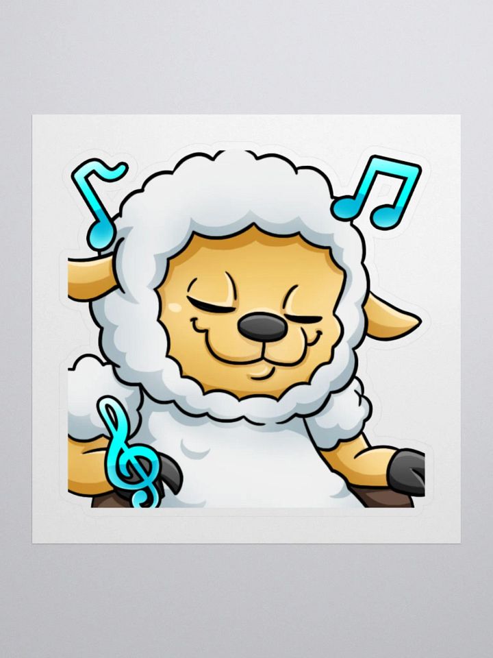 Melissa Chill Lamb Emote Sticker product image (1)