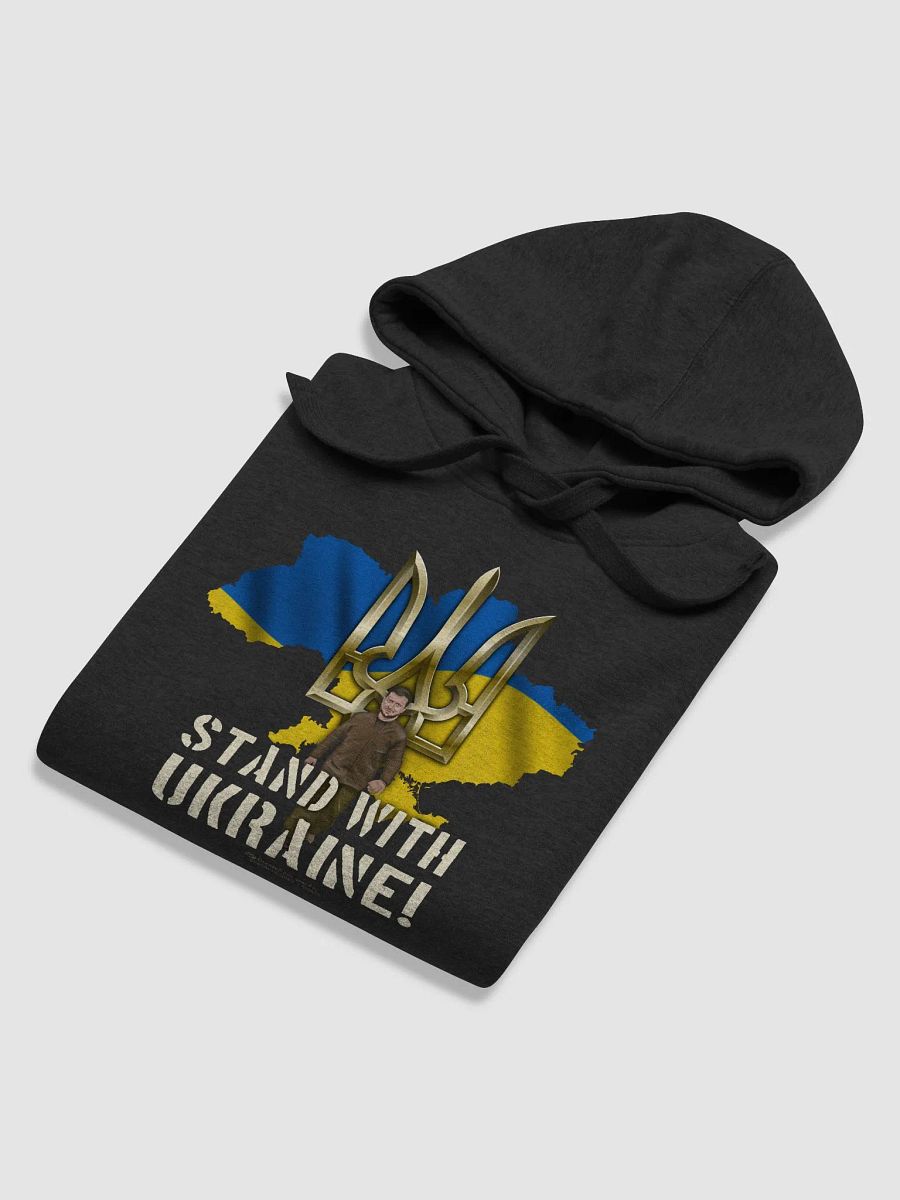 Stand with Ukraine Tryzub & Zelenskyy Hoodie product image (64)