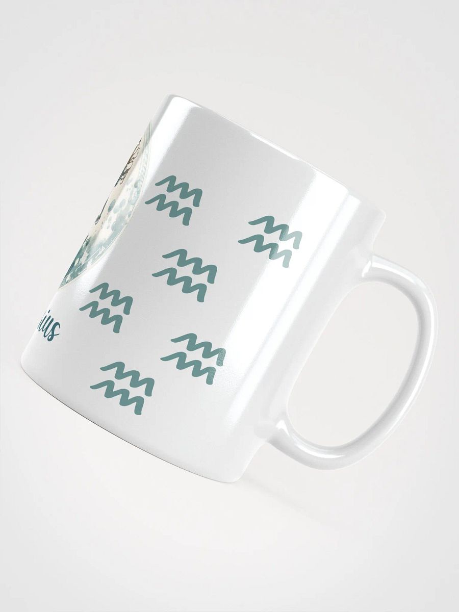 Aquarius Zodiac White Glossy Mug product image (6)