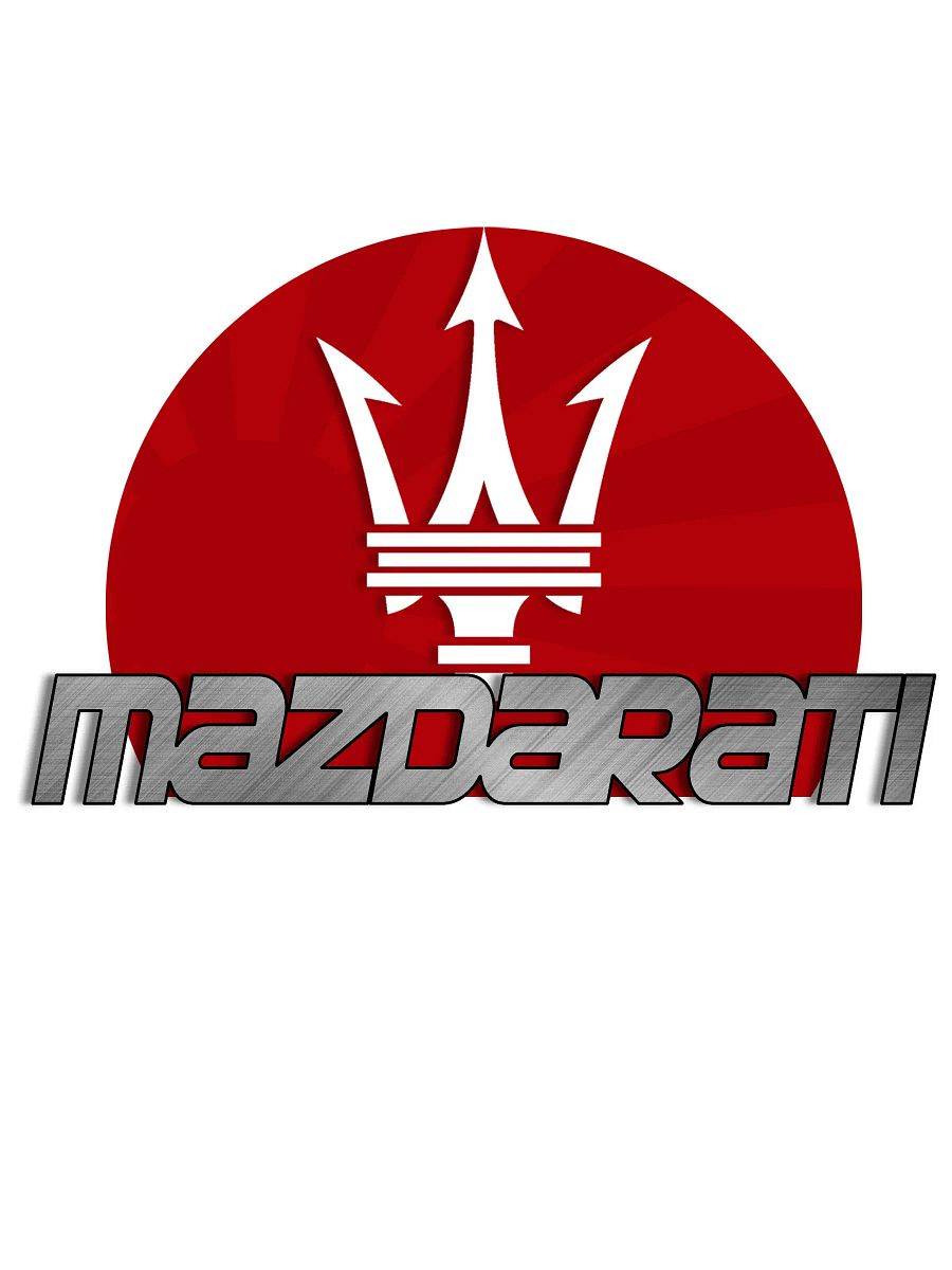 Mazdarati - Diecut Mazda Maserati Decal product image (2)