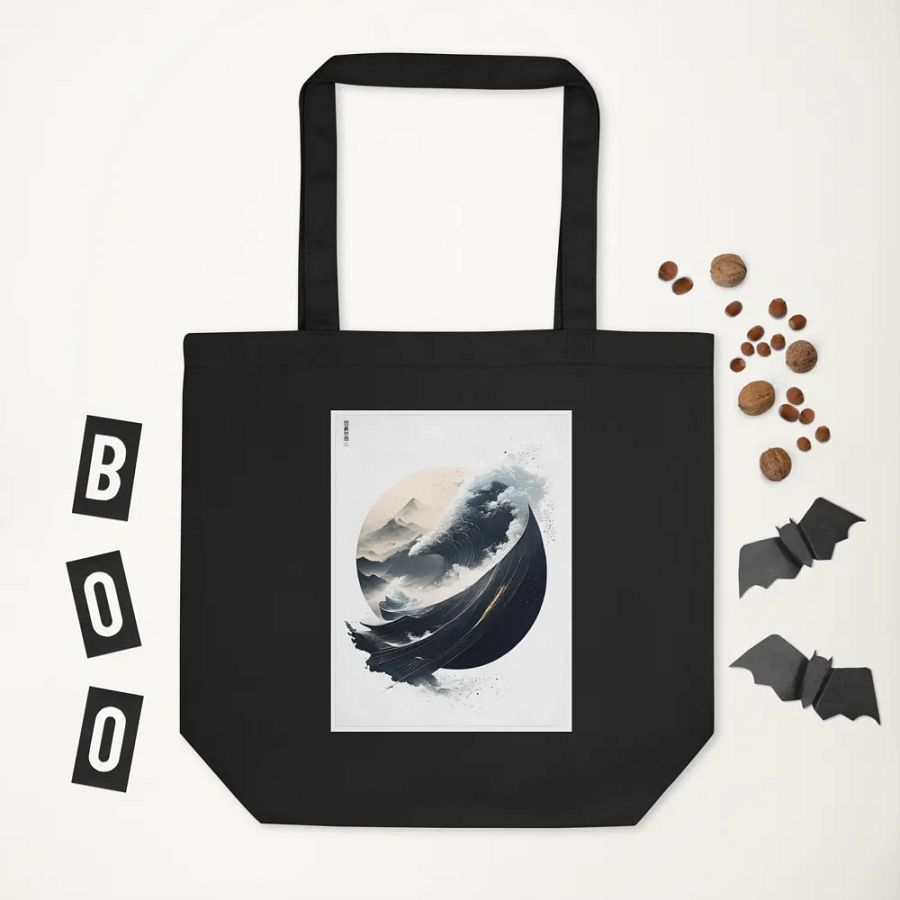 Geometric abstract art in Japanese style product image (3)
