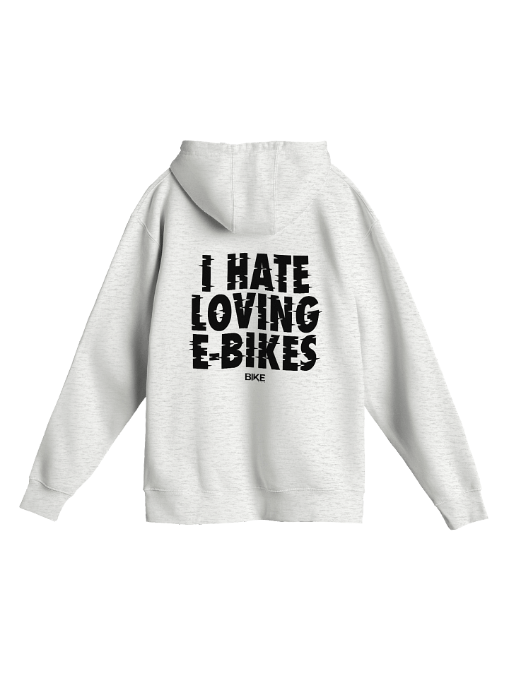 I Hate Loving E-Bikes Hoodie (Dark Logo) product image (1)