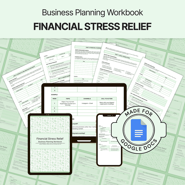 Financial Stress Relief - Google Docs product image (1)