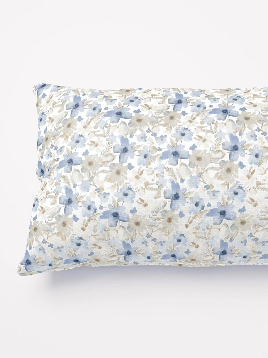 Blue Grey Flowers Basic Pillow product image (7)