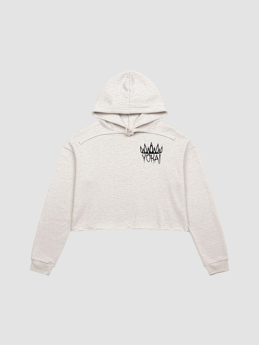 Yokai Queen (Small Black Logo) - Cropped Sweatshirt product image (1)