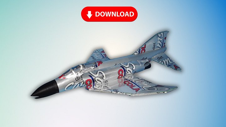 Soda Can F-4 Phantom DIGITAL Plans product image (1)