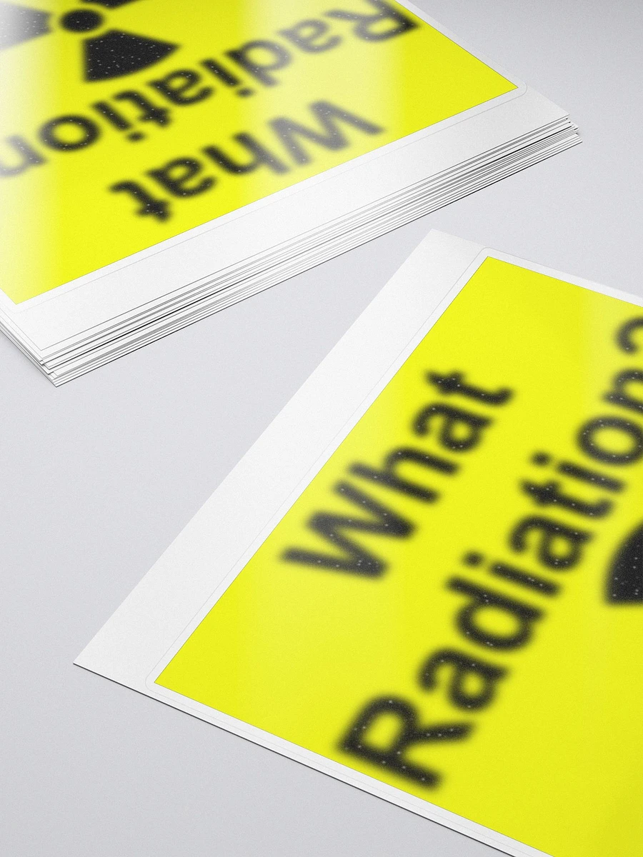 What Radiation? bubble free stickers product image (5)