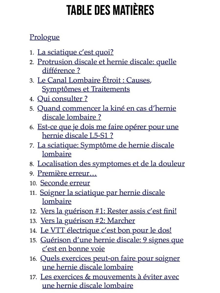 La Sciatique par hernie discale - Comment j'en suis venu à bout product image (3)