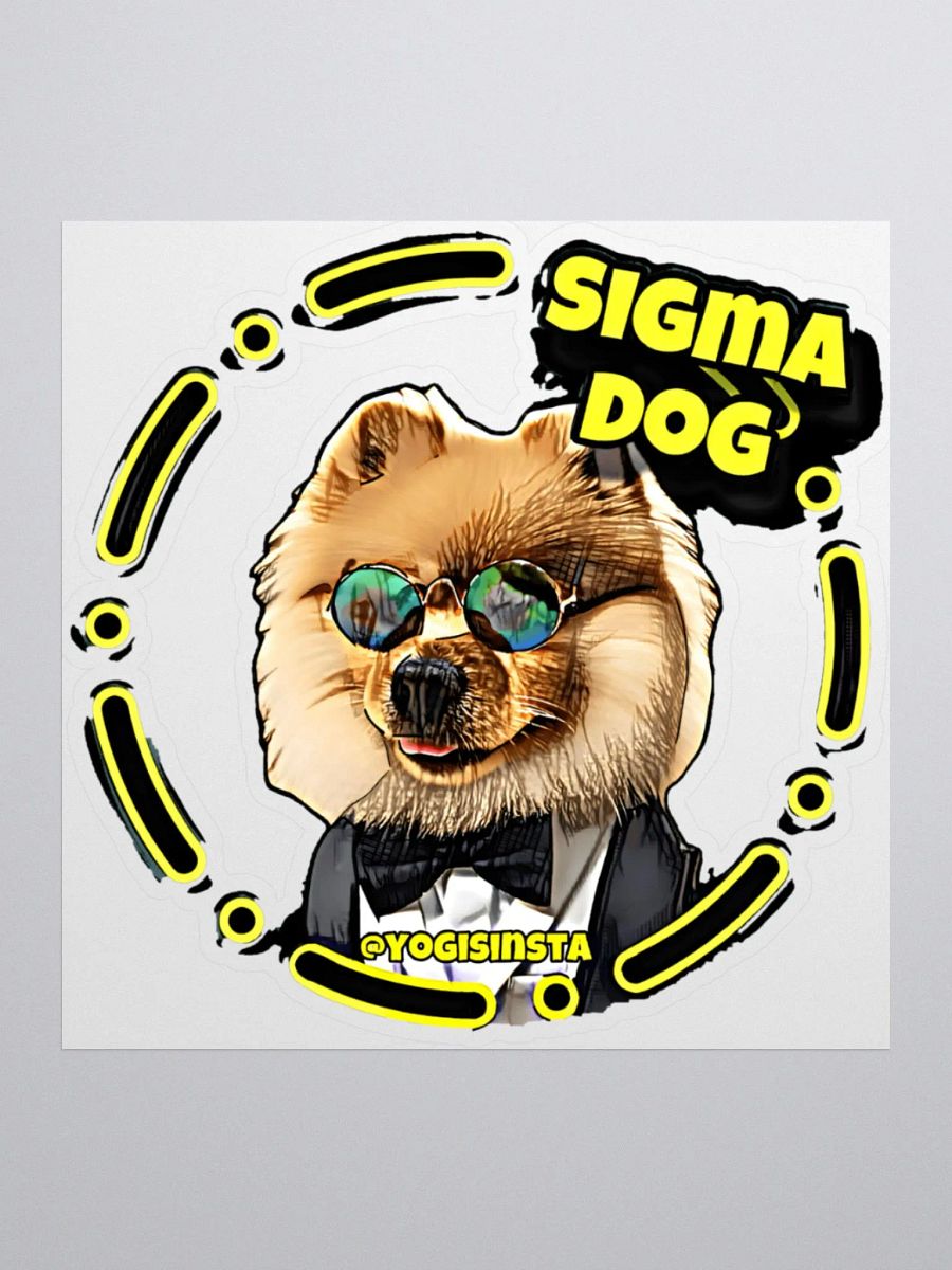 Sigma Dog Sticker product image (1)