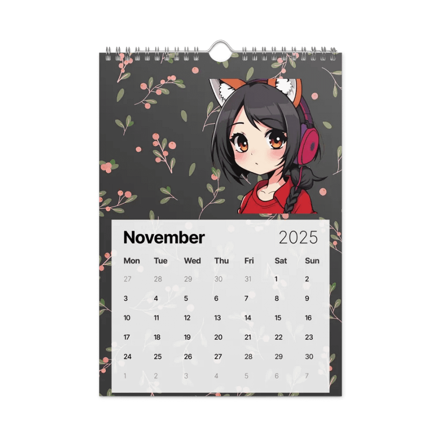 Anime Fox Calendar 2025 product image (11)